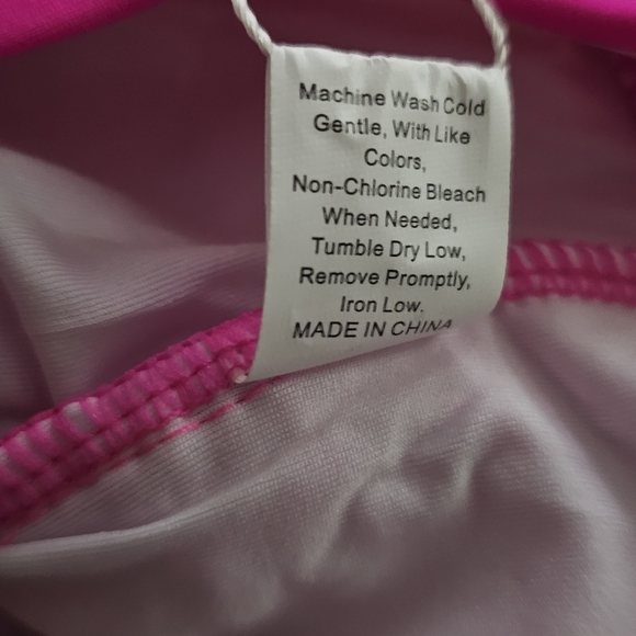 You Di An. Women's One Piece Swimsuit. Fuschia. Size 4X. NWT. - Picture 7 of 10